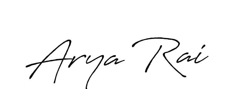 Make a beautiful signature design for name Arya Rai. Use this online signature maker to create a handwritten signature for free. Arya Rai signature style 7 images and pictures png