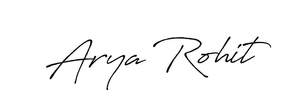 It looks lik you need a new signature style for name Arya Rohit. Design unique handwritten (Antro_Vectra_Bolder) signature with our free signature maker in just a few clicks. Arya Rohit signature style 7 images and pictures png