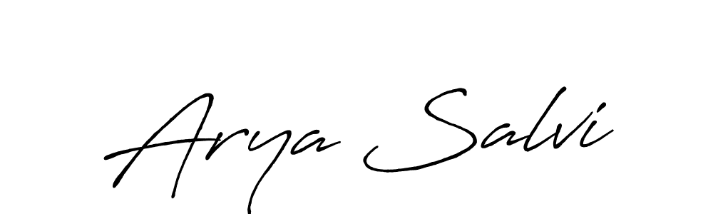How to make Arya Salvi signature? Antro_Vectra_Bolder is a professional autograph style. Create handwritten signature for Arya Salvi name. Arya Salvi signature style 7 images and pictures png