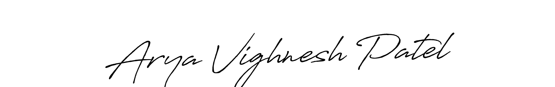 Also You can easily find your signature by using the search form. We will create Arya Vighnesh Patel name handwritten signature images for you free of cost using Antro_Vectra_Bolder sign style. Arya Vighnesh Patel signature style 7 images and pictures png