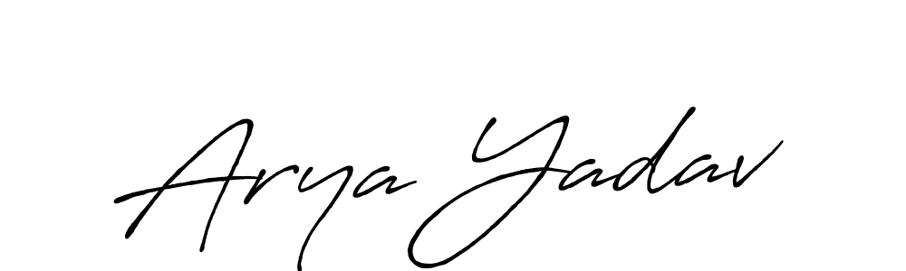 Here are the top 10 professional signature styles for the name Arya Yadav. These are the best autograph styles you can use for your name. Arya Yadav signature style 7 images and pictures png