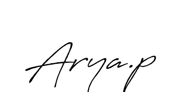 Antro_Vectra_Bolder is a professional signature style that is perfect for those who want to add a touch of class to their signature. It is also a great choice for those who want to make their signature more unique. Get Arya.p name to fancy signature for free. Arya.p signature style 7 images and pictures png
