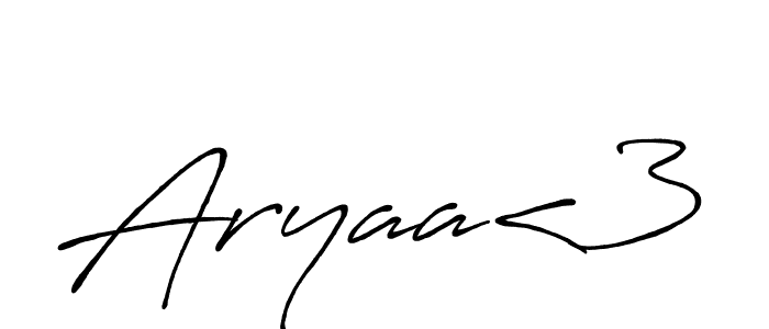 Similarly Antro_Vectra_Bolder is the best handwritten signature design. Signature creator online .You can use it as an online autograph creator for name Aryaa<3. Aryaa<3 signature style 7 images and pictures png