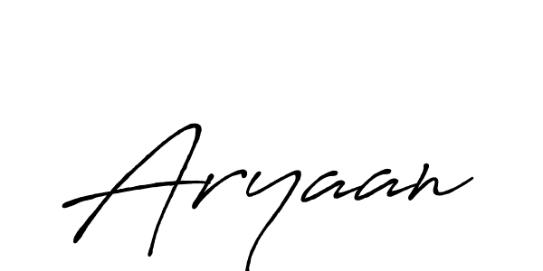 Make a beautiful signature design for name Aryaan. With this signature (Antro_Vectra_Bolder) style, you can create a handwritten signature for free. Aryaan signature style 7 images and pictures png