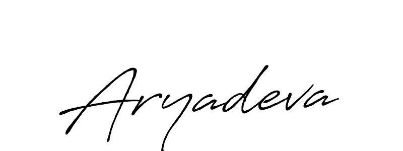 Design your own signature with our free online signature maker. With this signature software, you can create a handwritten (Antro_Vectra_Bolder) signature for name Aryadeva. Aryadeva signature style 7 images and pictures png