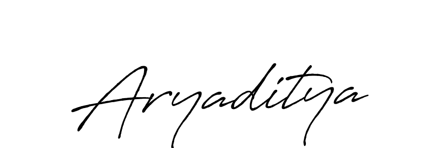 Create a beautiful signature design for name Aryaditya. With this signature (Antro_Vectra_Bolder) fonts, you can make a handwritten signature for free. Aryaditya signature style 7 images and pictures png