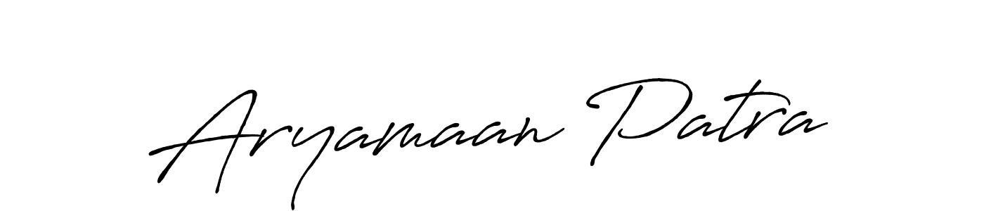 How to make Aryamaan Patra signature? Antro_Vectra_Bolder is a professional autograph style. Create handwritten signature for Aryamaan Patra name. Aryamaan Patra signature style 7 images and pictures png