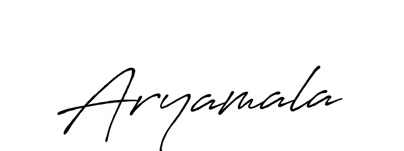 Design your own signature with our free online signature maker. With this signature software, you can create a handwritten (Antro_Vectra_Bolder) signature for name Aryamala. Aryamala signature style 7 images and pictures png