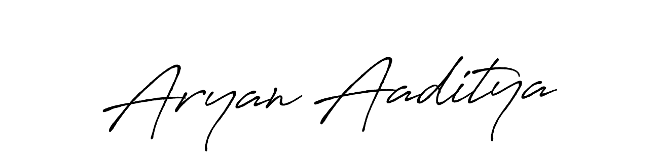 It looks lik you need a new signature style for name Aryan Aaditya. Design unique handwritten (Antro_Vectra_Bolder) signature with our free signature maker in just a few clicks. Aryan Aaditya signature style 7 images and pictures png