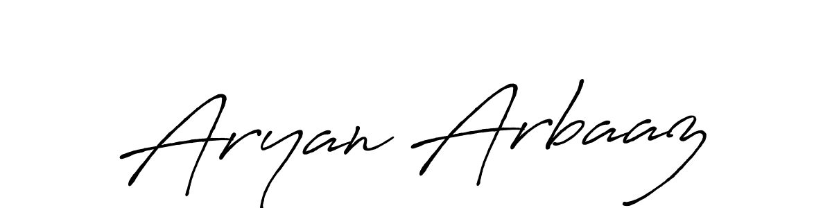 Once you've used our free online signature maker to create your best signature Antro_Vectra_Bolder style, it's time to enjoy all of the benefits that Aryan Arbaaz name signing documents. Aryan Arbaaz signature style 7 images and pictures png