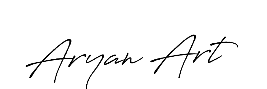 Also we have Aryan Art name is the best signature style. Create professional handwritten signature collection using Antro_Vectra_Bolder autograph style. Aryan Art signature style 7 images and pictures png