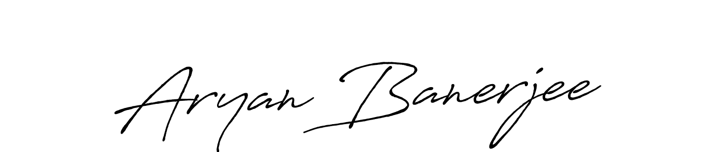 How to make Aryan Banerjee signature? Antro_Vectra_Bolder is a professional autograph style. Create handwritten signature for Aryan Banerjee name. Aryan Banerjee signature style 7 images and pictures png