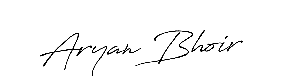 Antro_Vectra_Bolder is a professional signature style that is perfect for those who want to add a touch of class to their signature. It is also a great choice for those who want to make their signature more unique. Get Aryan Bhoir name to fancy signature for free. Aryan Bhoir signature style 7 images and pictures png