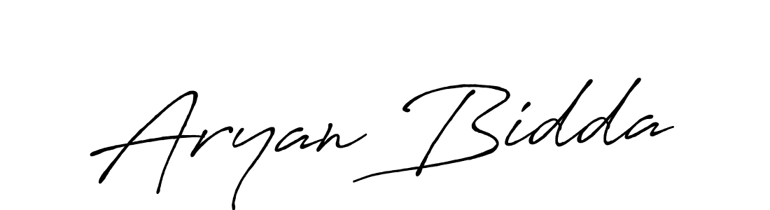 Also You can easily find your signature by using the search form. We will create Aryan Bidda name handwritten signature images for you free of cost using Antro_Vectra_Bolder sign style. Aryan Bidda signature style 7 images and pictures png