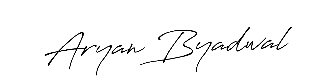 Make a beautiful signature design for name Aryan Byadwal. Use this online signature maker to create a handwritten signature for free. Aryan Byadwal signature style 7 images and pictures png