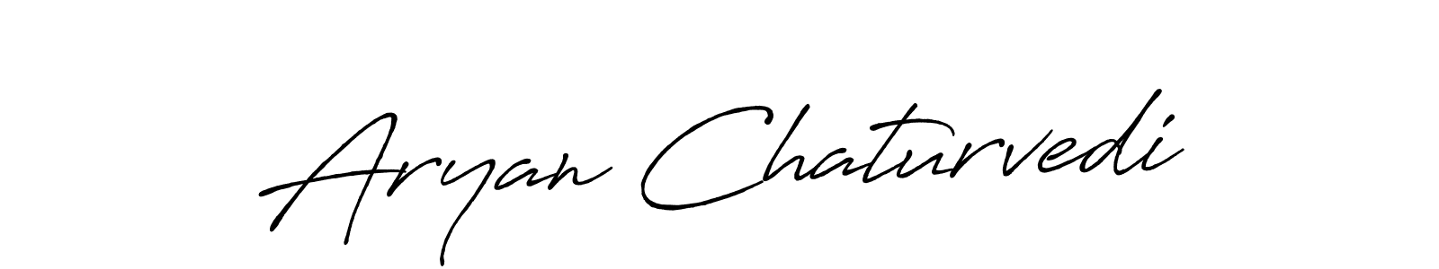 The best way (Antro_Vectra_Bolder) to make a short signature is to pick only two or three words in your name. The name Aryan Chaturvedi include a total of six letters. For converting this name. Aryan Chaturvedi signature style 7 images and pictures png