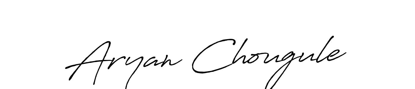 How to make Aryan Chougule signature? Antro_Vectra_Bolder is a professional autograph style. Create handwritten signature for Aryan Chougule name. Aryan Chougule signature style 7 images and pictures png