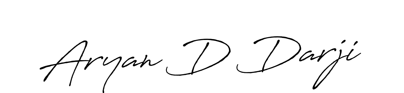 Also You can easily find your signature by using the search form. We will create Aryan D Darji name handwritten signature images for you free of cost using Antro_Vectra_Bolder sign style. Aryan D Darji signature style 7 images and pictures png