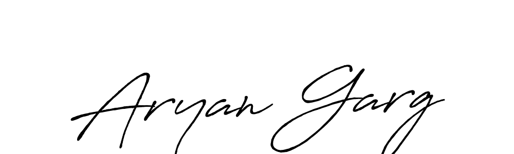Also we have Aryan Garg name is the best signature style. Create professional handwritten signature collection using Antro_Vectra_Bolder autograph style. Aryan Garg signature style 7 images and pictures png