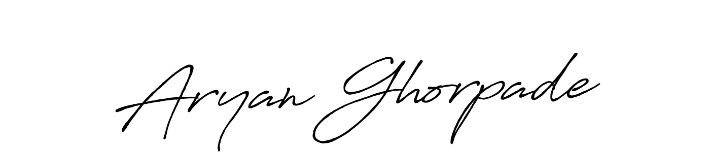 Best and Professional Signature Style for Aryan Ghorpade. Antro_Vectra_Bolder Best Signature Style Collection. Aryan Ghorpade signature style 7 images and pictures png