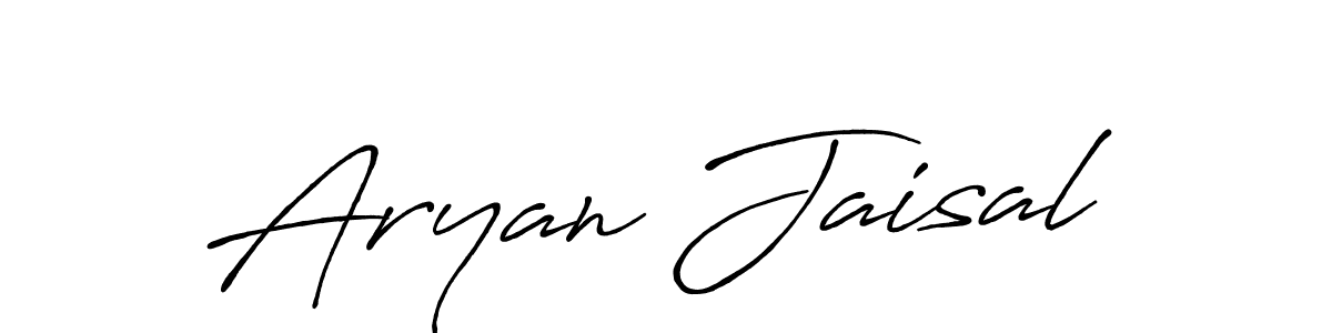 Design your own signature with our free online signature maker. With this signature software, you can create a handwritten (Antro_Vectra_Bolder) signature for name Aryan Jaisal. Aryan Jaisal signature style 7 images and pictures png