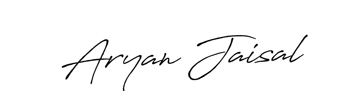 Design your own signature with our free online signature maker. With this signature software, you can create a handwritten (Antro_Vectra_Bolder) signature for name Aryan Jaisal. Aryan Jaisal signature style 7 images and pictures png