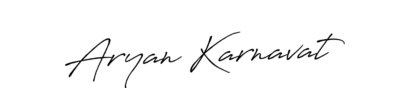 Antro_Vectra_Bolder is a professional signature style that is perfect for those who want to add a touch of class to their signature. It is also a great choice for those who want to make their signature more unique. Get Aryan Karnavat name to fancy signature for free. Aryan Karnavat signature style 7 images and pictures png