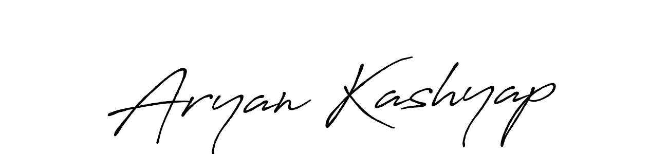 Create a beautiful signature design for name Aryan Kashyap. With this signature (Antro_Vectra_Bolder) fonts, you can make a handwritten signature for free. Aryan Kashyap signature style 7 images and pictures png