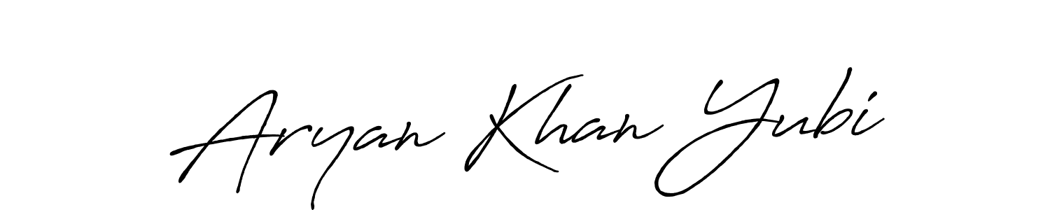 Check out images of Autograph of Aryan Khan Yubi name. Actor Aryan Khan Yubi Signature Style. Antro_Vectra_Bolder is a professional sign style online. Aryan Khan Yubi signature style 7 images and pictures png