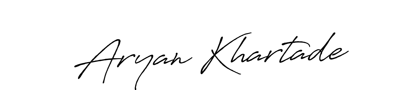How to make Aryan Khartade signature? Antro_Vectra_Bolder is a professional autograph style. Create handwritten signature for Aryan Khartade name. Aryan Khartade signature style 7 images and pictures png