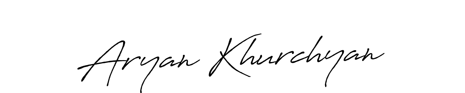 It looks lik you need a new signature style for name Aryan Khurchyan. Design unique handwritten (Antro_Vectra_Bolder) signature with our free signature maker in just a few clicks. Aryan Khurchyan signature style 7 images and pictures png