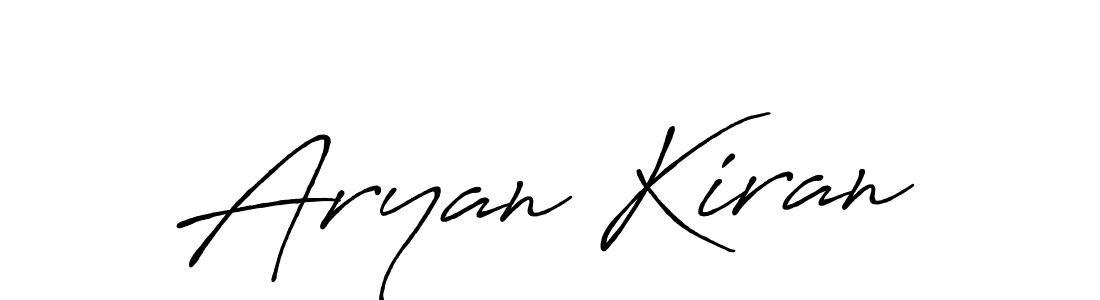 Also You can easily find your signature by using the search form. We will create Aryan Kiran name handwritten signature images for you free of cost using Antro_Vectra_Bolder sign style. Aryan Kiran signature style 7 images and pictures png