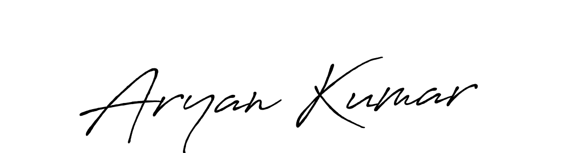 Also we have Aryan Kumar name is the best signature style. Create professional handwritten signature collection using Antro_Vectra_Bolder autograph style. Aryan Kumar signature style 7 images and pictures png