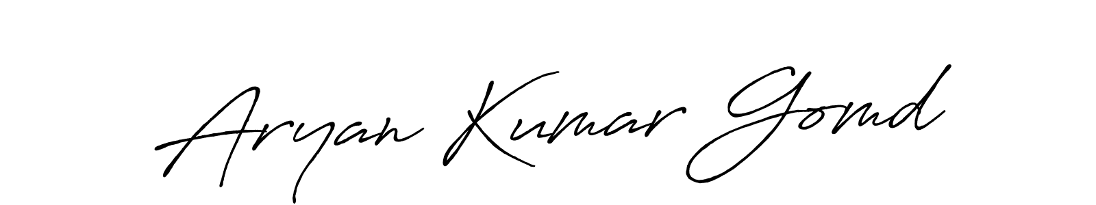 How to Draw Aryan Kumar Gomd signature style? Antro_Vectra_Bolder is a latest design signature styles for name Aryan Kumar Gomd. Aryan Kumar Gomd signature style 7 images and pictures png