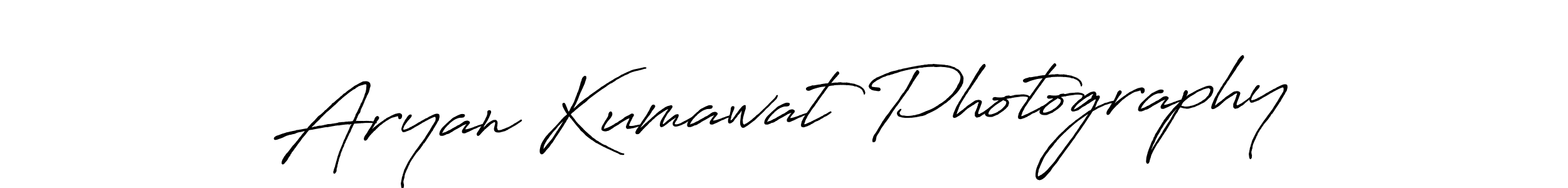 Also we have Aryan Kumawat Photography name is the best signature style. Create professional handwritten signature collection using Antro_Vectra_Bolder autograph style. Aryan Kumawat Photography signature style 7 images and pictures png