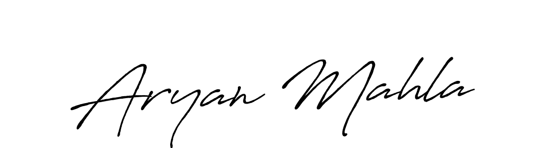 The best way (Antro_Vectra_Bolder) to make a short signature is to pick only two or three words in your name. The name Aryan Mahla include a total of six letters. For converting this name. Aryan Mahla signature style 7 images and pictures png