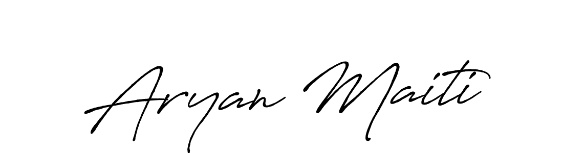 Make a beautiful signature design for name Aryan Maiti. Use this online signature maker to create a handwritten signature for free. Aryan Maiti signature style 7 images and pictures png