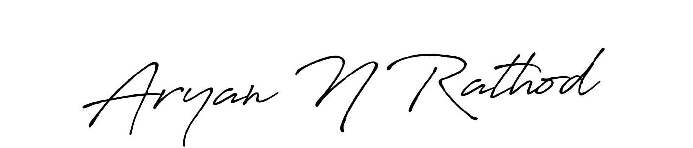 You can use this online signature creator to create a handwritten signature for the name Aryan N Rathod. This is the best online autograph maker. Aryan N Rathod signature style 7 images and pictures png