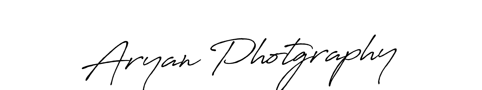 Use a signature maker to create a handwritten signature online. With this signature software, you can design (Antro_Vectra_Bolder) your own signature for name Aryan Photgraphy. Aryan Photgraphy signature style 7 images and pictures png