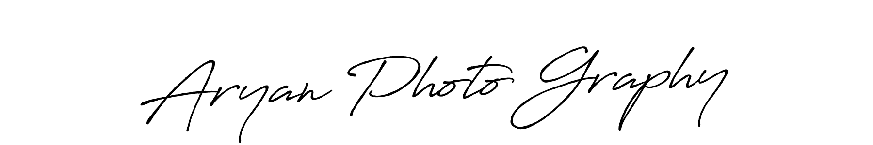 if you are searching for the best signature style for your name Aryan Photo Graphy. so please give up your signature search. here we have designed multiple signature styles  using Antro_Vectra_Bolder. Aryan Photo Graphy signature style 7 images and pictures png