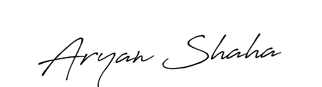 if you are searching for the best signature style for your name Aryan Shaha. so please give up your signature search. here we have designed multiple signature styles  using Antro_Vectra_Bolder. Aryan Shaha signature style 7 images and pictures png