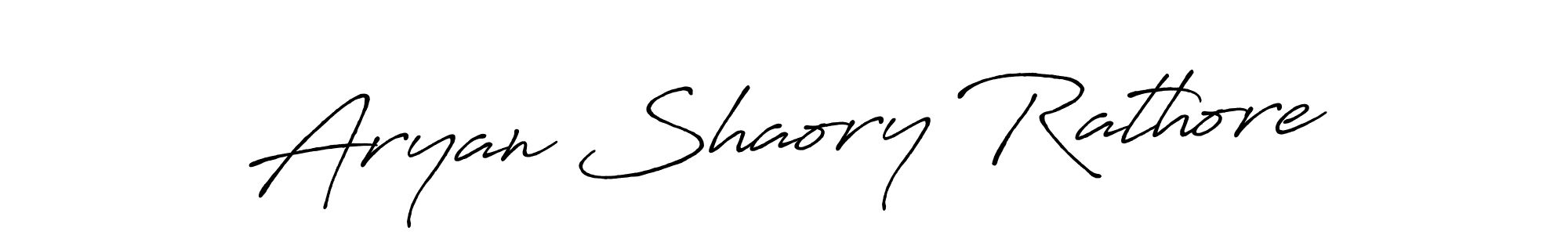 Also we have Aryan Shaory Rathore name is the best signature style. Create professional handwritten signature collection using Antro_Vectra_Bolder autograph style. Aryan Shaory Rathore signature style 7 images and pictures png