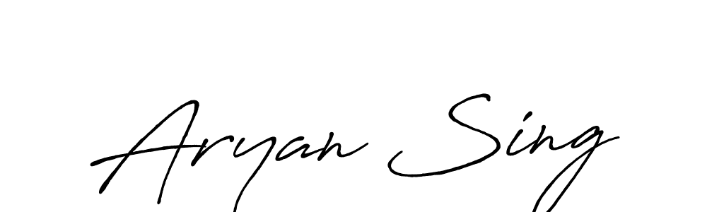 It looks lik you need a new signature style for name Aryan Sing. Design unique handwritten (Antro_Vectra_Bolder) signature with our free signature maker in just a few clicks. Aryan Sing signature style 7 images and pictures png