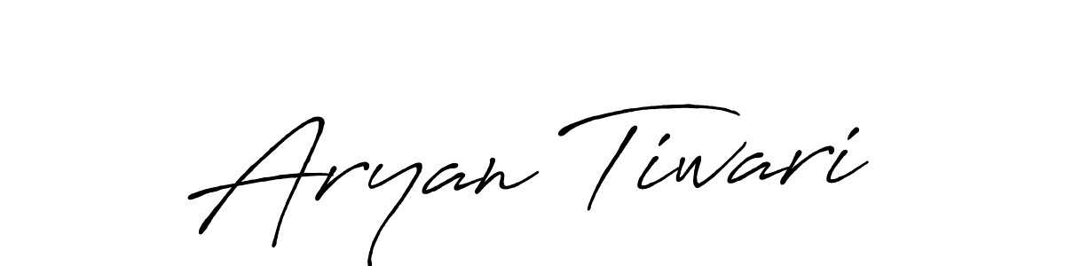 Design your own signature with our free online signature maker. With this signature software, you can create a handwritten (Antro_Vectra_Bolder) signature for name Aryan Tiwari. Aryan Tiwari signature style 7 images and pictures png