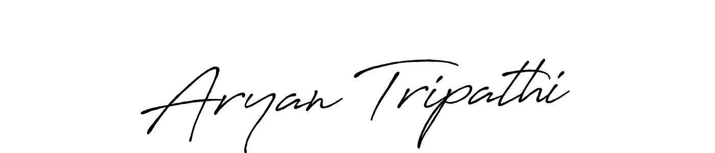 Aryan Tripathi stylish signature style. Best Handwritten Sign (Antro_Vectra_Bolder) for my name. Handwritten Signature Collection Ideas for my name Aryan Tripathi. Aryan Tripathi signature style 7 images and pictures png