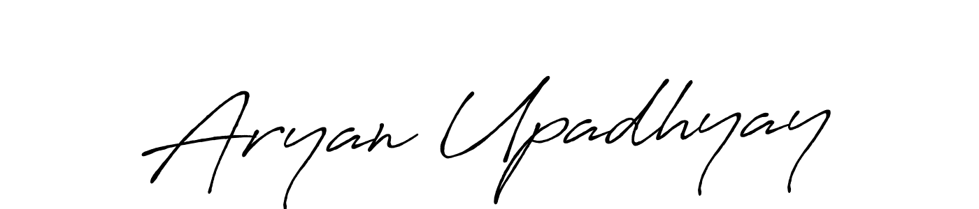 Also we have Aryan Upadhyay name is the best signature style. Create professional handwritten signature collection using Antro_Vectra_Bolder autograph style. Aryan Upadhyay signature style 7 images and pictures png