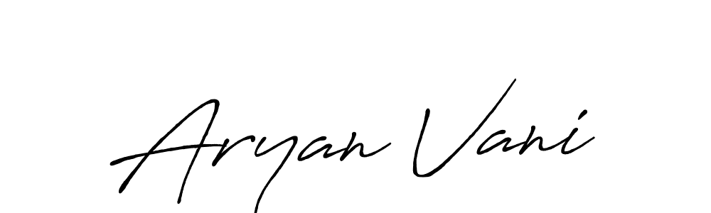 Here are the top 10 professional signature styles for the name Aryan Vani. These are the best autograph styles you can use for your name. Aryan Vani signature style 7 images and pictures png