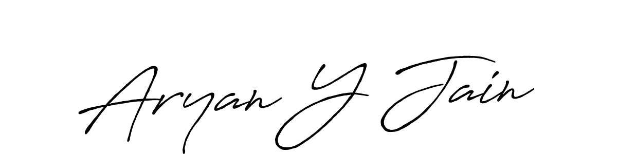 Once you've used our free online signature maker to create your best signature Antro_Vectra_Bolder style, it's time to enjoy all of the benefits that Aryan Y Jain name signing documents. Aryan Y Jain signature style 7 images and pictures png