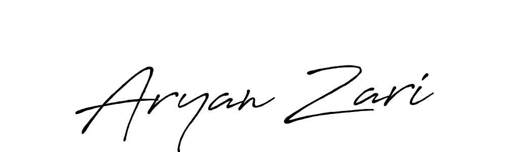Also You can easily find your signature by using the search form. We will create Aryan Zari name handwritten signature images for you free of cost using Antro_Vectra_Bolder sign style. Aryan Zari signature style 7 images and pictures png