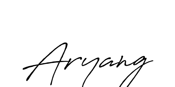Aryang stylish signature style. Best Handwritten Sign (Antro_Vectra_Bolder) for my name. Handwritten Signature Collection Ideas for my name Aryang. Aryang signature style 7 images and pictures png